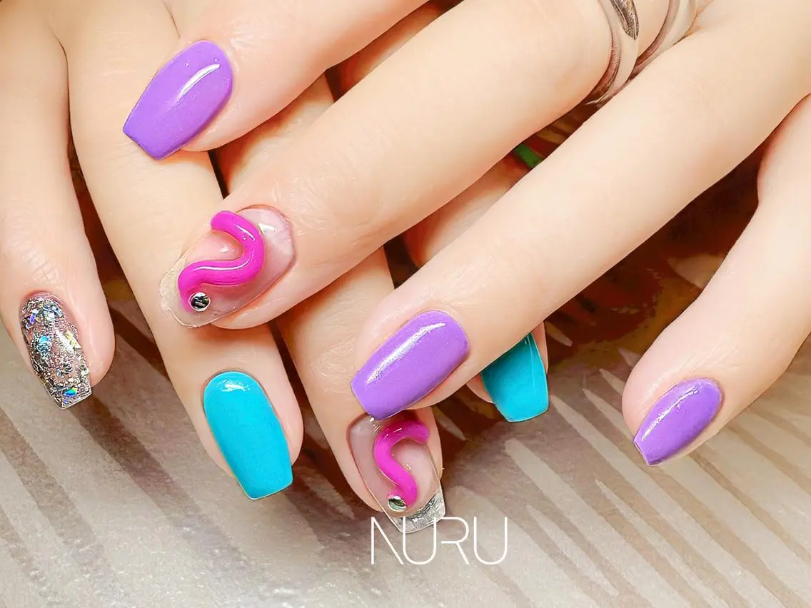 ネイル アートネイル ハンドネイル NURU NAIL ヌルネイル新宿のネイルデザイン