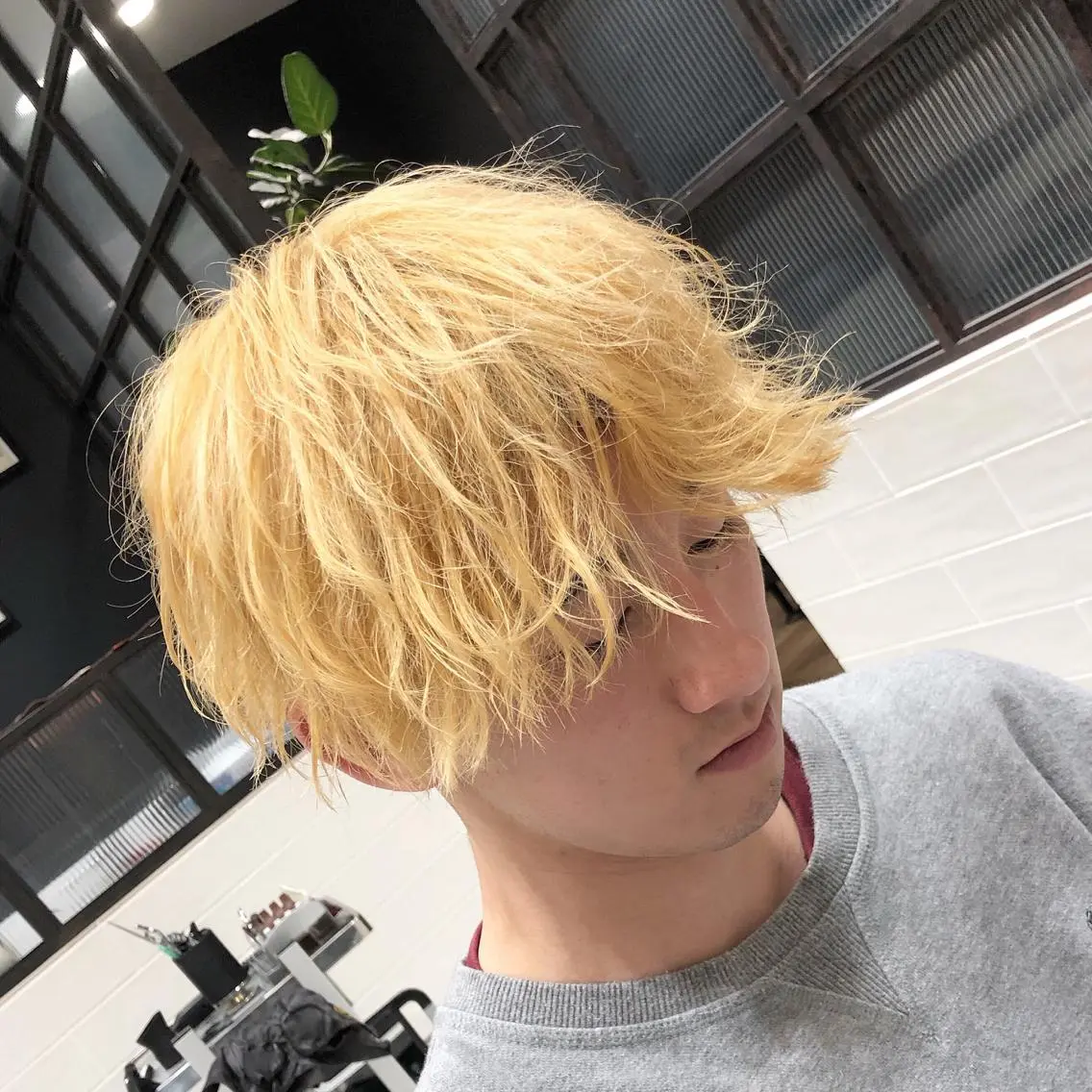 ショート カラー メンズ カット無料/髪質改善 髪質根本改善/艶髪のヘアスタイル