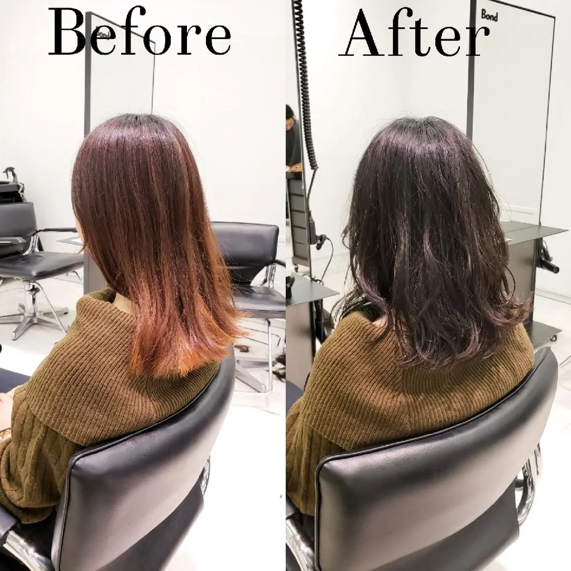 セミロング カラー 💖パーソナル診断 特化YUYA💖のヘアスタイル