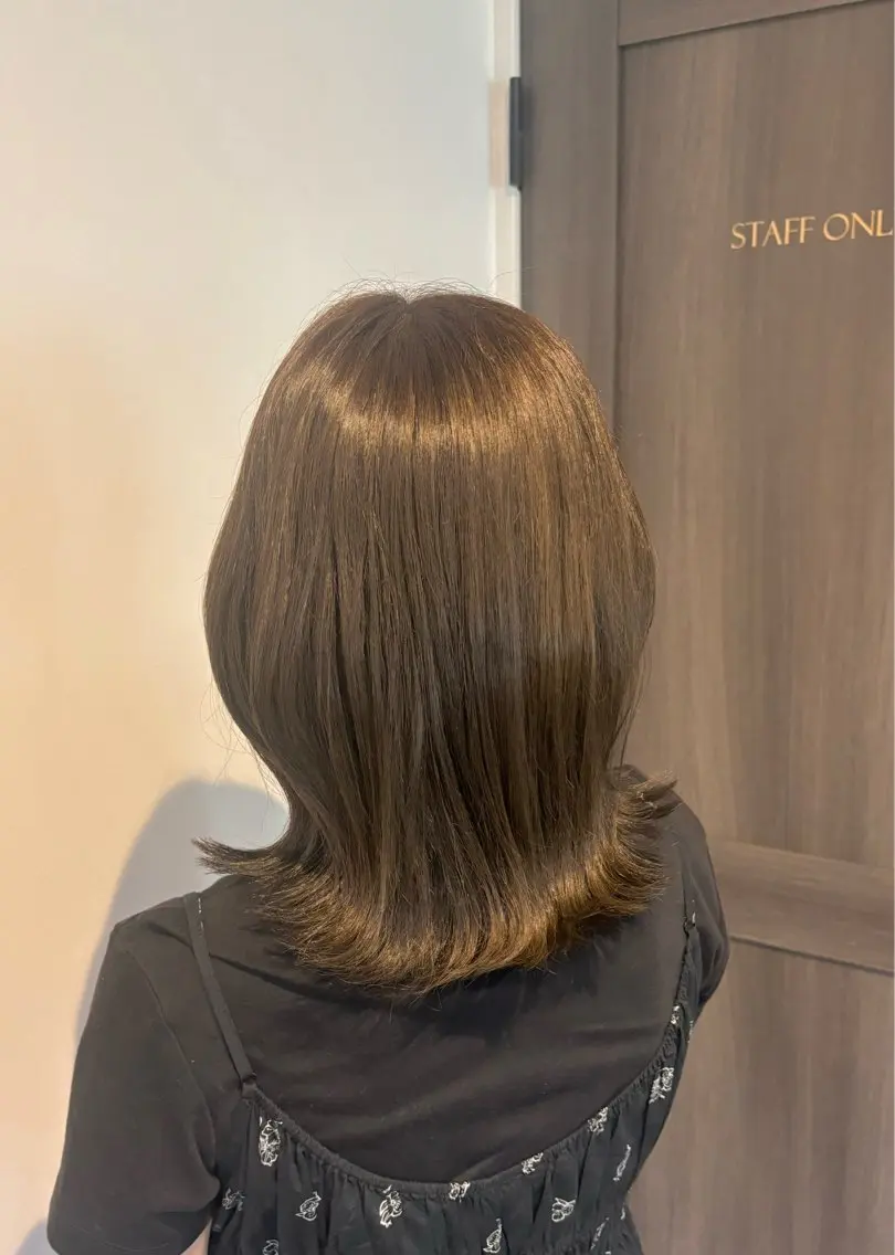 【6月限定】カット✂️+ダブルカラー👩🦰(シャンプーブロー込🫧)の写真