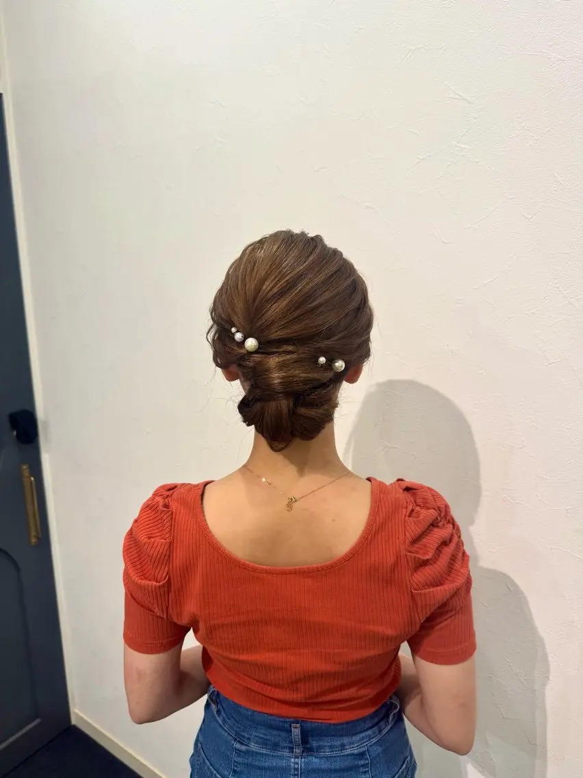ヘアアレンジ ヘアセット Mikazuki オーナーTeradaのマツエク・マツパデザイン