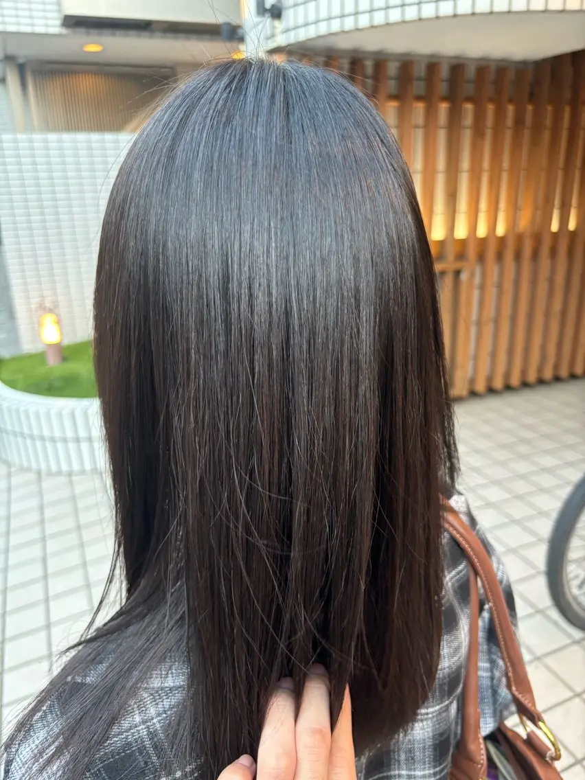 ミディアム カット 縮毛矯正 トリートメント ✨髪質改善✨ 矢萩和哉のヘアスタイル