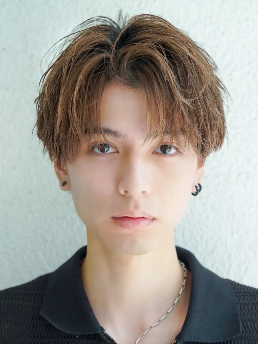 パーマ メンズ カット パーマ 酒井 勘汰のヘアスタイル
