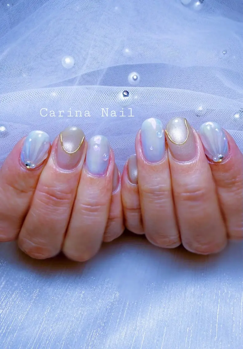 ネイル アートネイル ぷっくりネイル Carina Nailのネイルデザイン