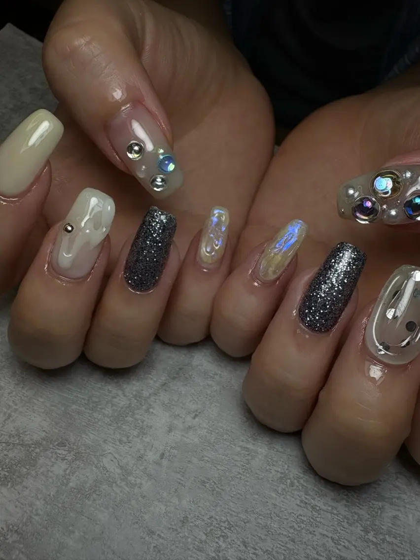 ネイル 持ち込み ニュアンスネイル nana .のネイルデザイン
