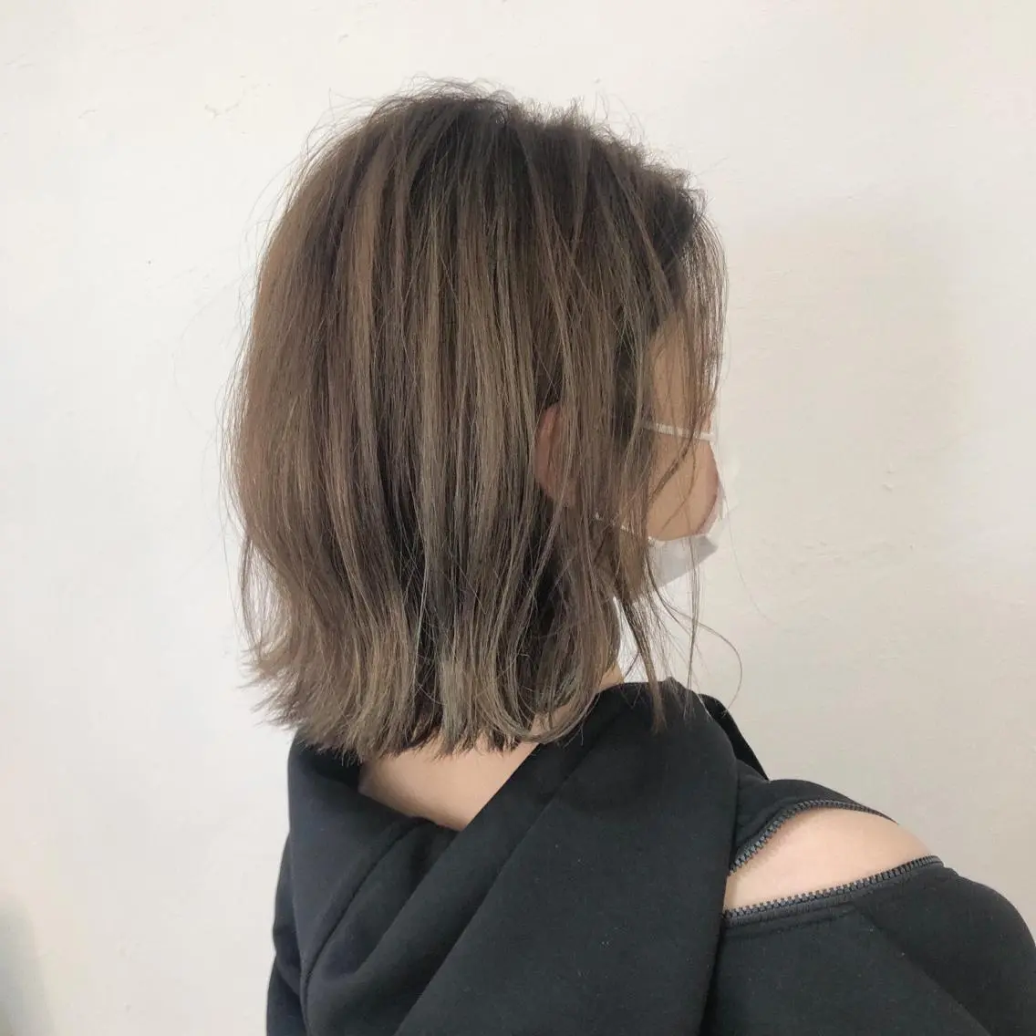 ミディアム カラー 冨木 雄斗のヘアスタイル