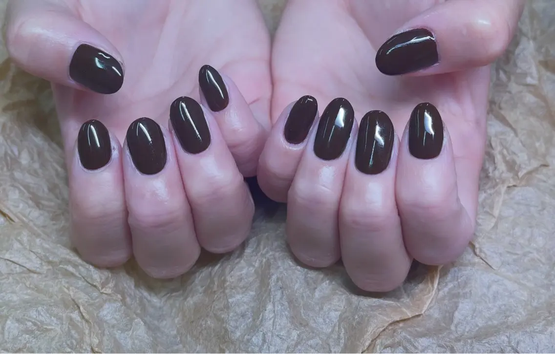 ネイル 持ち込み ワンカラーネイル ワンホンネイル ToliyDeliy Nail Salonのネイルデザイン