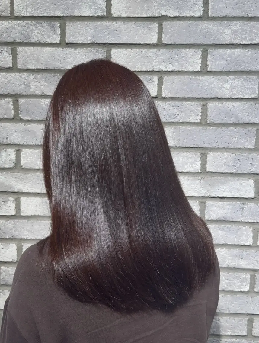 カラー ブラウンカラー マロンブラウン ヘアカラー misa 🌟のヘアスタイル