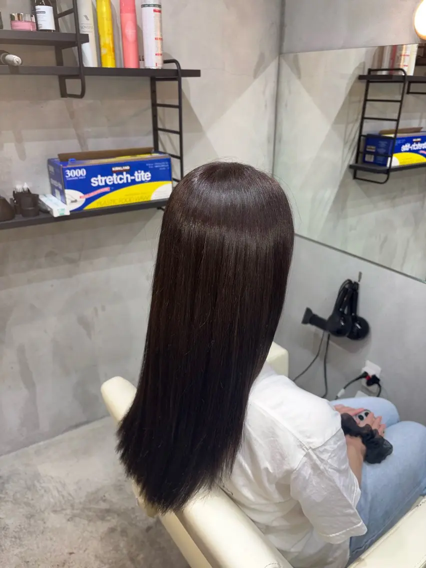 セミロング カラー ヘアカラー 松井 結愛/ ユアのヘアスタイル