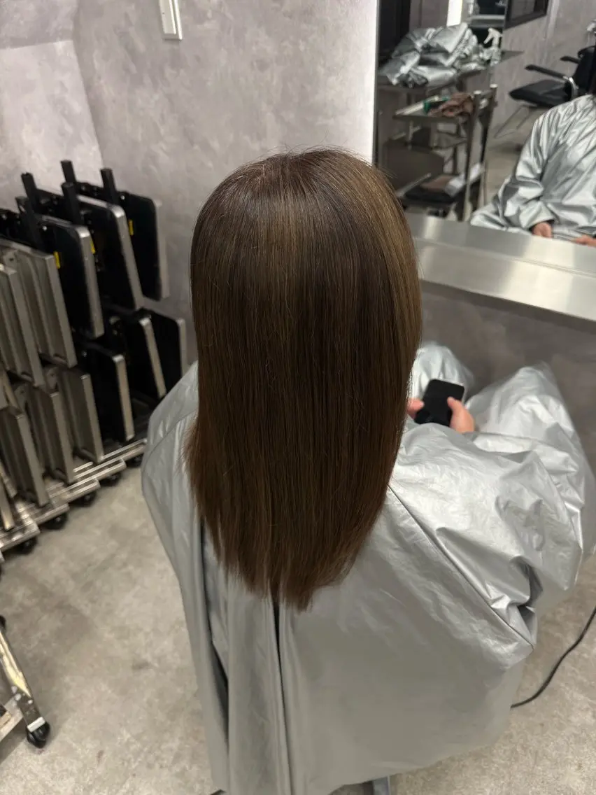 ミディアム ハイライト ヘアカラー Mahiro .のヘアスタイル