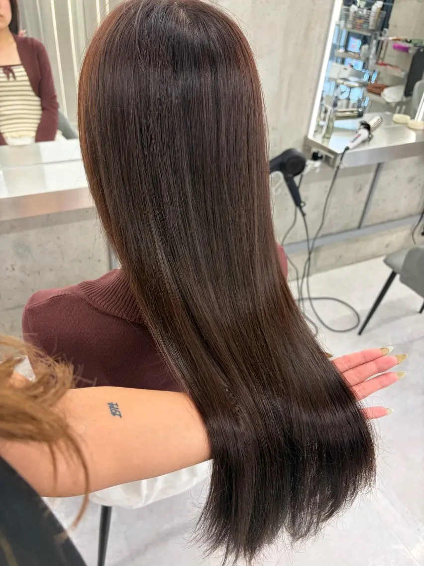 ロング カラー カット ヘアカラー カラー/エクステ 🤍ルナのヘアスタイル