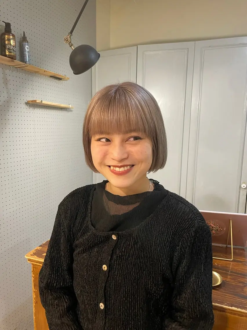 ミディアム カラー ヘアカラー トリートメント 🤩噂のMr.髪ポジ ティブ®️yu🤩のヘアスタイル