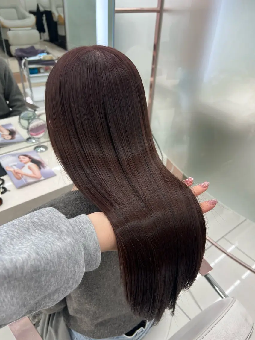 艶髪ケアカラー🫧✨2stepトリートメント付き🧴の写真