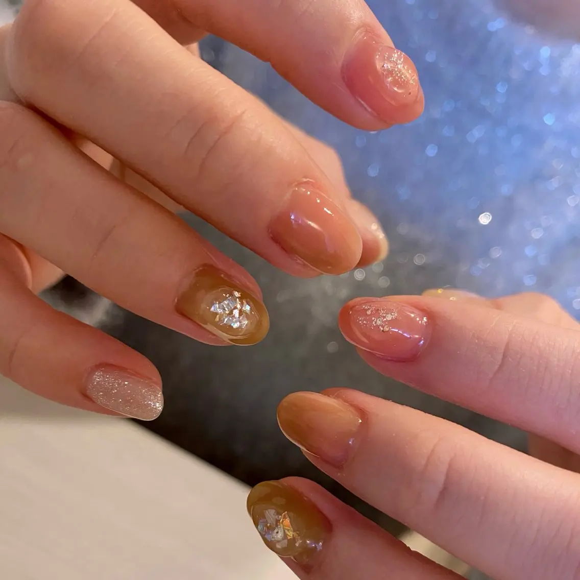 ネイル ニュアンスネイル 春ネイル amuse ニュアンス/個性派のネイルデザイン