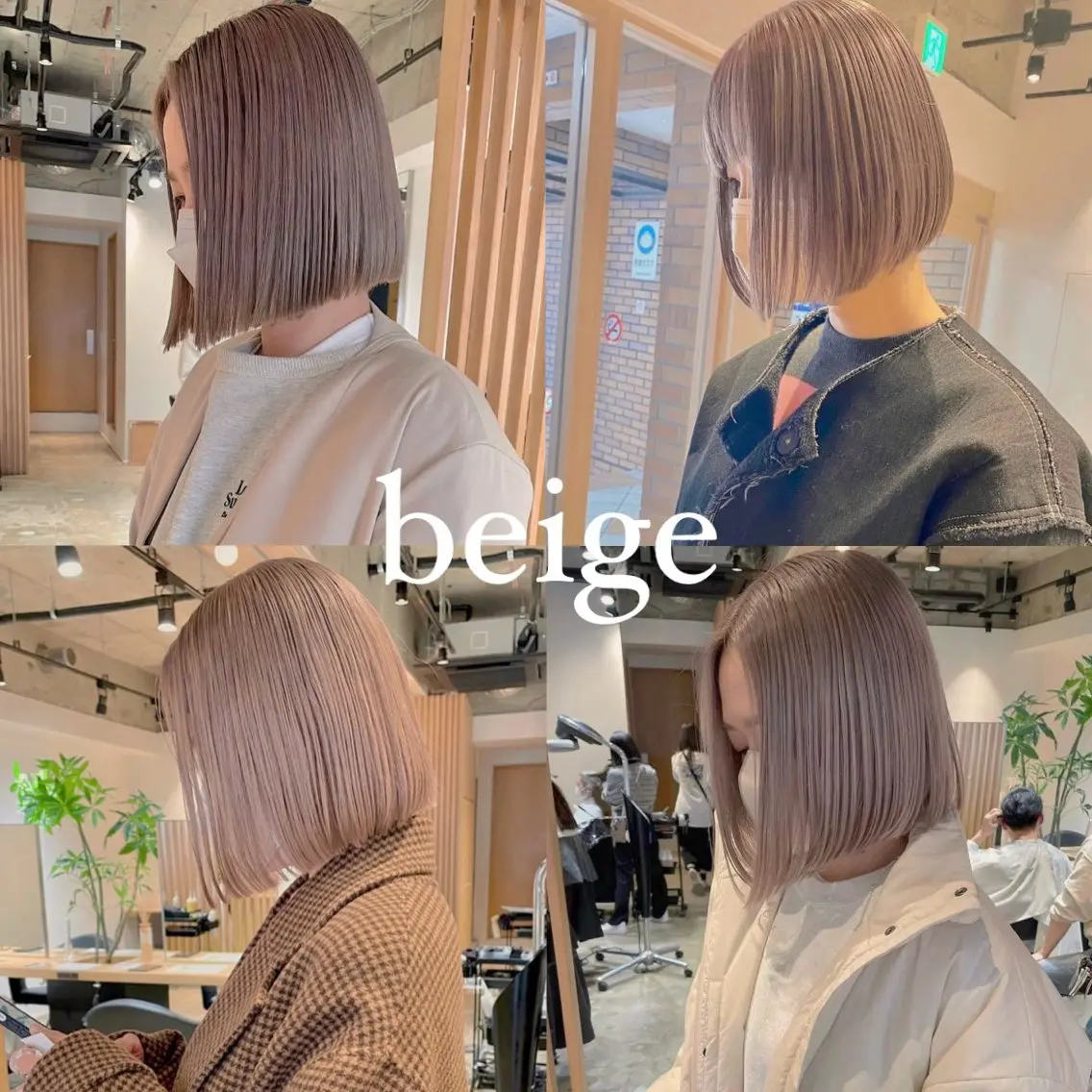 カット+プレミアムケアブリーチ+カラー+3stepトリートメントの写真