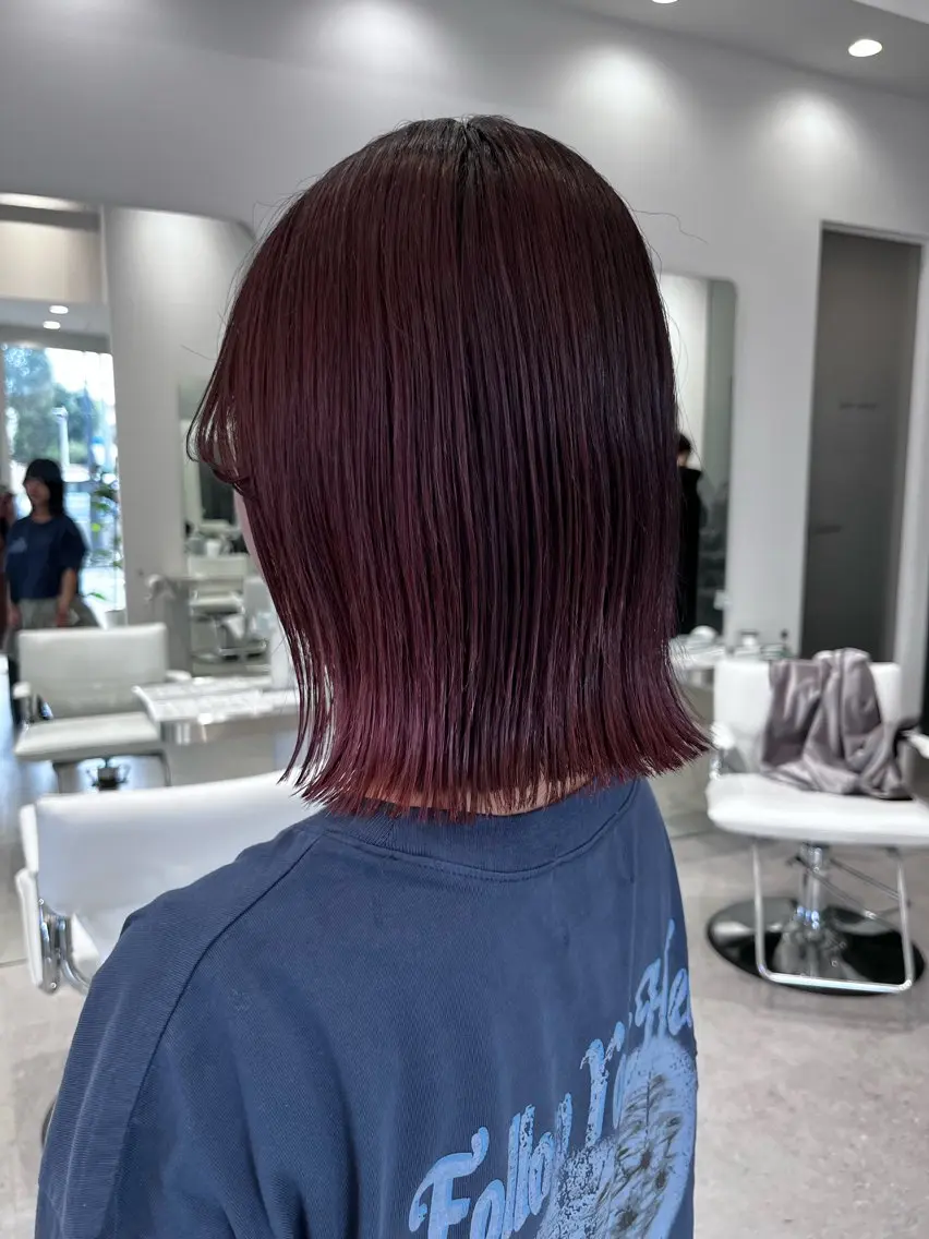 カラー ヘアカラー AIKA🤍 カットモデル募集🫧のヘアスタイル