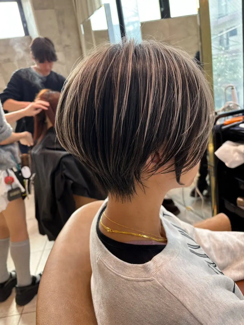 ショート カット 透明感カラー🌿‬ 似合わせ特化/‬荒砂のヘアスタイル