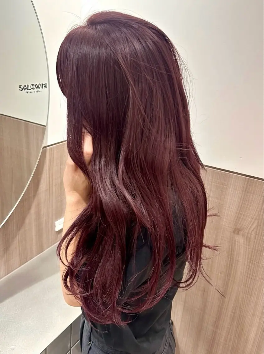 ロング カラー ヘアアレンジ メンズ 透明感×艶髪 🫒maki🎀のヘアスタイル