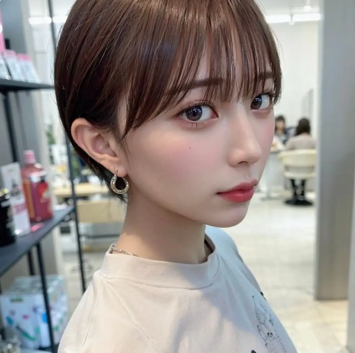 ショート 撮影モデル 様募集中🫧ももかのヘアスタイル