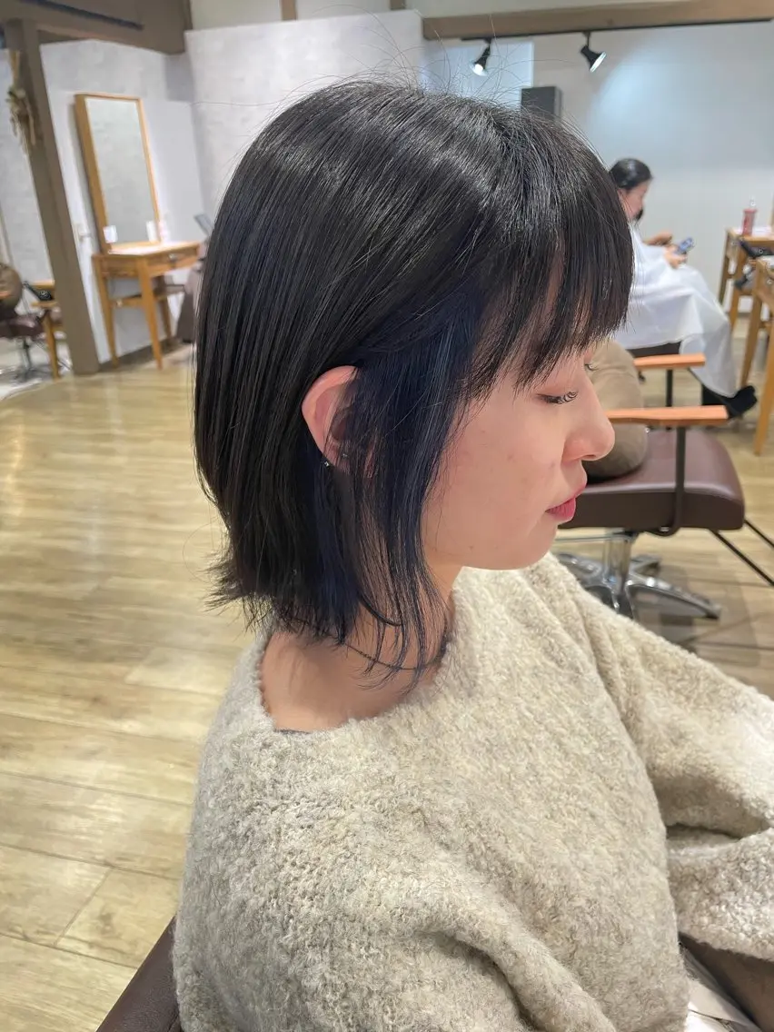 ショート カラー カット ヘアカラー トリートメント 木村 真知子のヘアスタイル