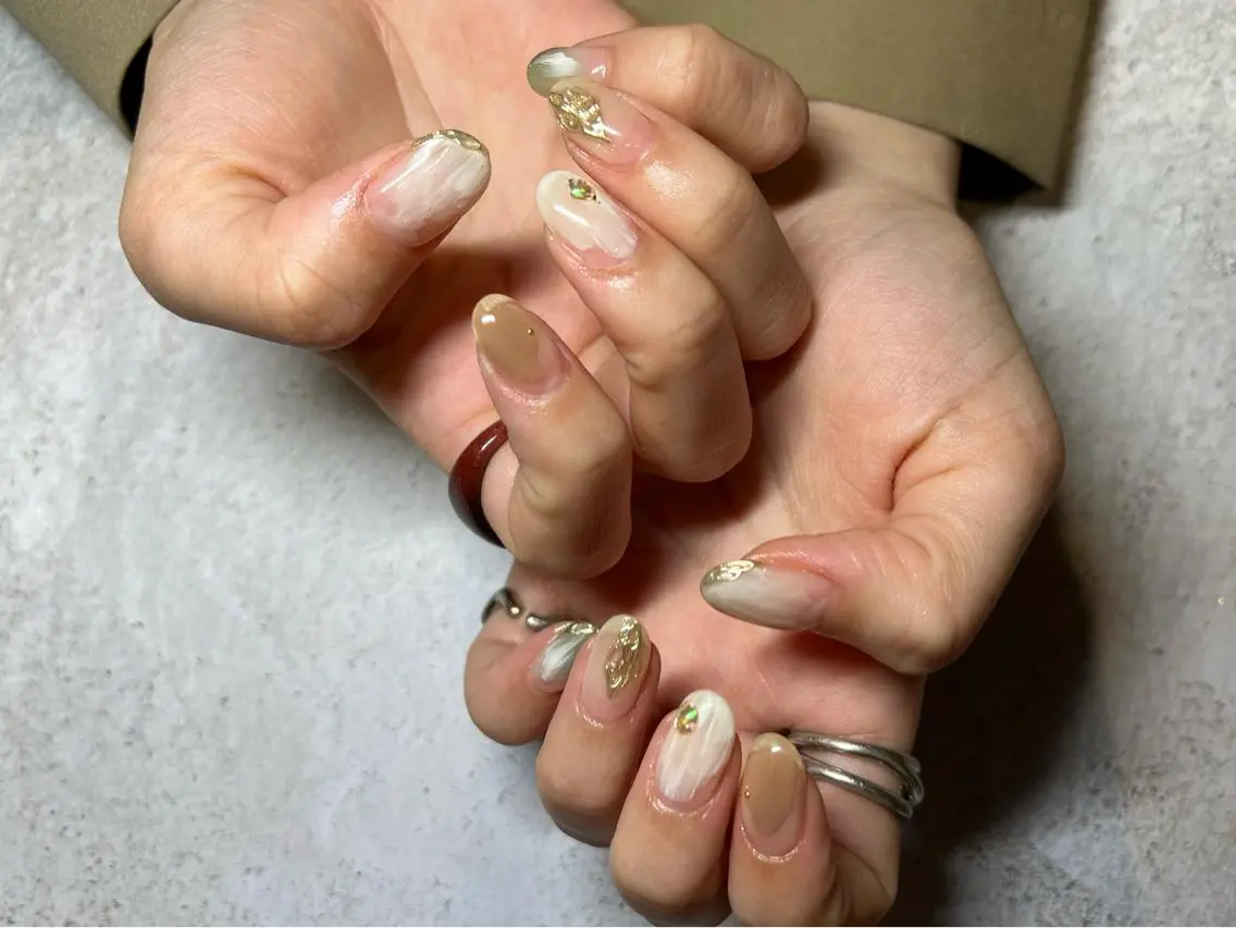 ネイル ハンドネイル 谷川 薫のネイルデザイン