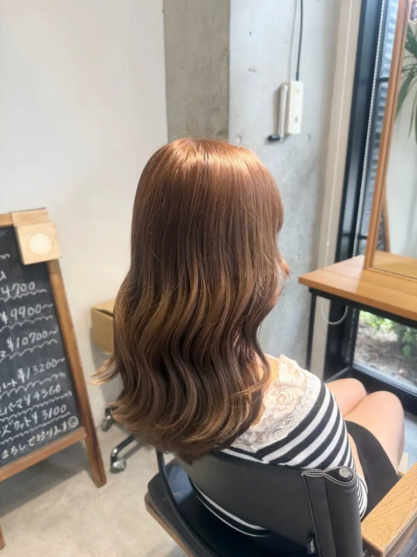 カラー さくら ⭐️ダブルカラーのヘアスタイル