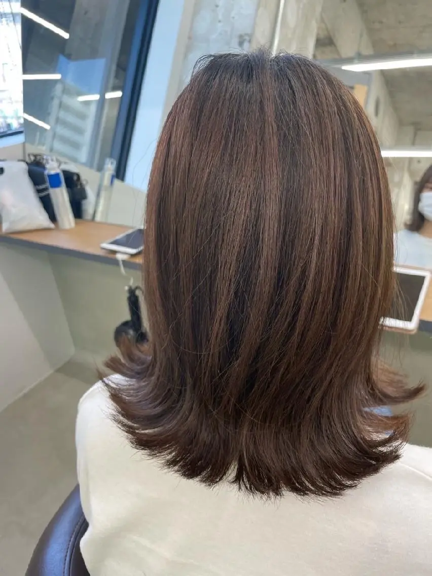 毎月ご利用の顧客様🙇♂️1cmリタッチ(根元)+トリートメント※ブリーチなし※グレイ白髪含む+¥100で前髪サービスの写真