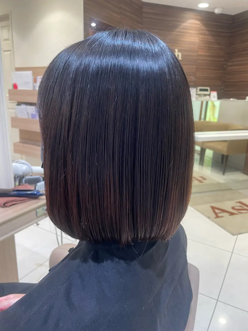 ショート パーマ カット 縮毛矯正 トリートメント 韓国ヘアメイク🎀/ 縮毛矯正✨山本媛香のヘアスタイル