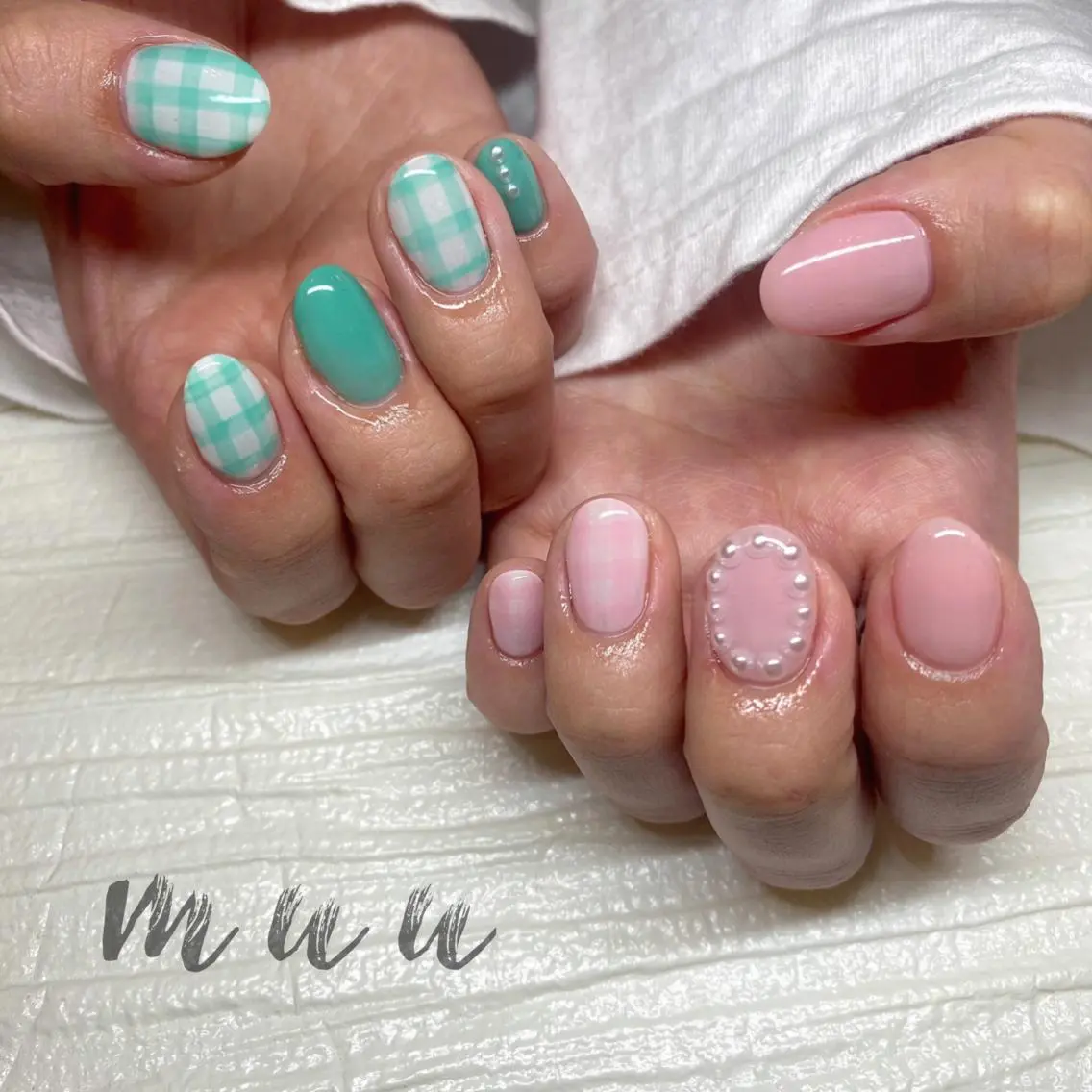 ネイル アートネイル ワンカラーネイル muu nailのネイルデザイン