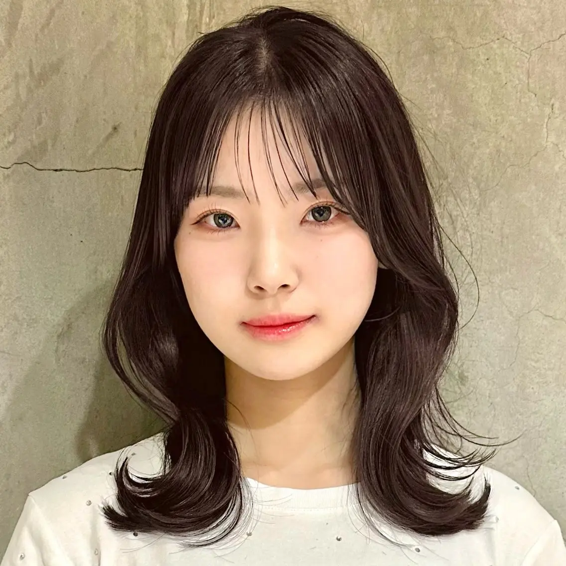 ミディアム 🌹ハッシュカット、 レイヤー韓国ヘア🌹のヘアスタイル