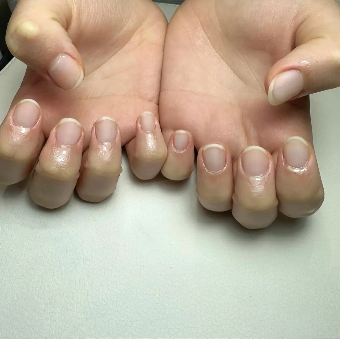 ネイル クリアネイル マットネイル ハンドネイル ameria meguのネイルデザイン
