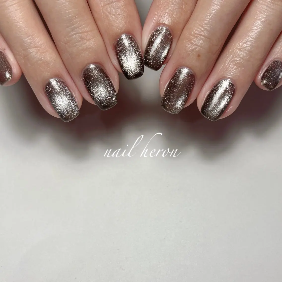 ネイル マグネットネイル ハンドネイル saki_ nail heronのネイルデザイン