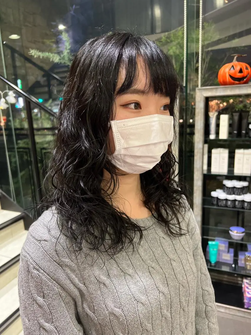 レディースパーマ🌀コテ巻き風やアメリカン風も❤️🔥の写真