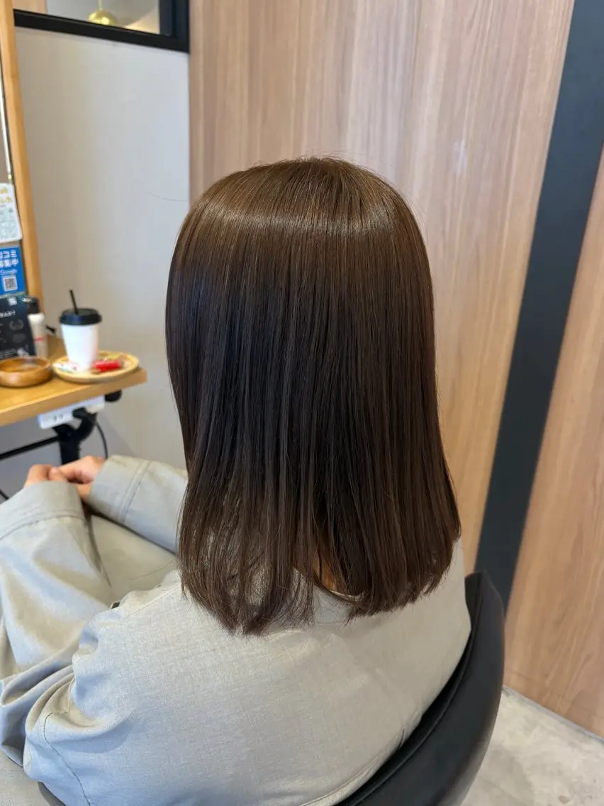 ミディアム カット ヘアカラー トリートメント AKARI ♡のヘアスタイル