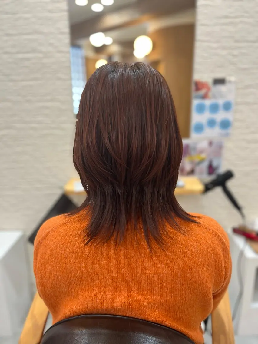 セミロング カット ヘアカラー トリートメント 🌸 ROPEさとみ🌸のヘアスタイル
