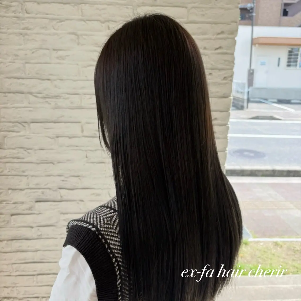 👩🏻‍🦰艶髪縮毛矯正＋レディースカット 【¥15,000】の写真