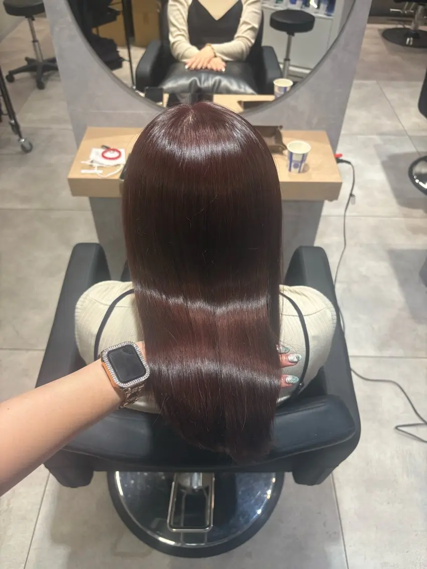 セミロング カラー ヘアアレンジ レイヤーカット カット ヘアカラー 透明感カラー/艶髪 🫧ayaneのヘアスタイル