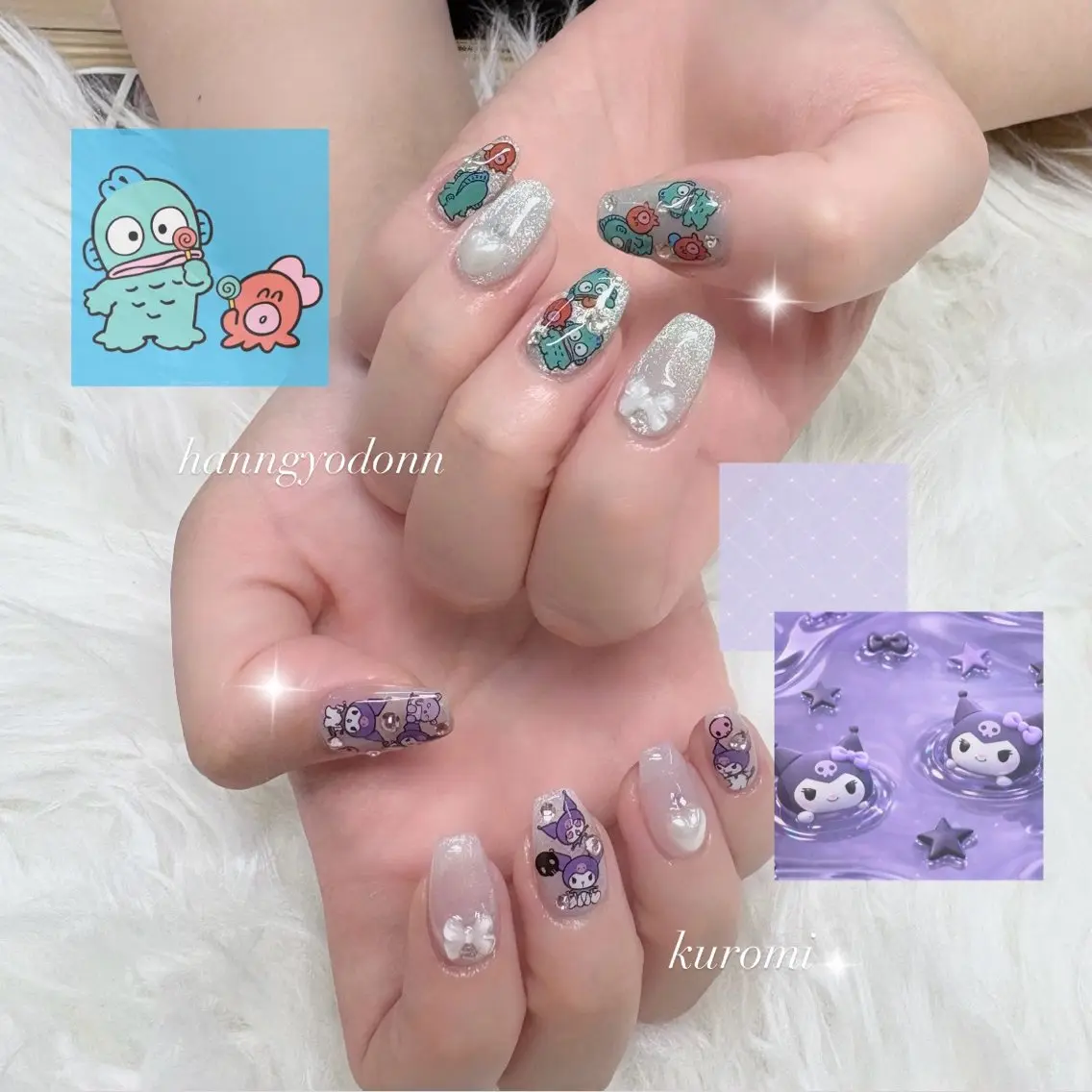ネイル ハンドネイル cocoro 🖤 Bianca/練馬のネイルデザイン
