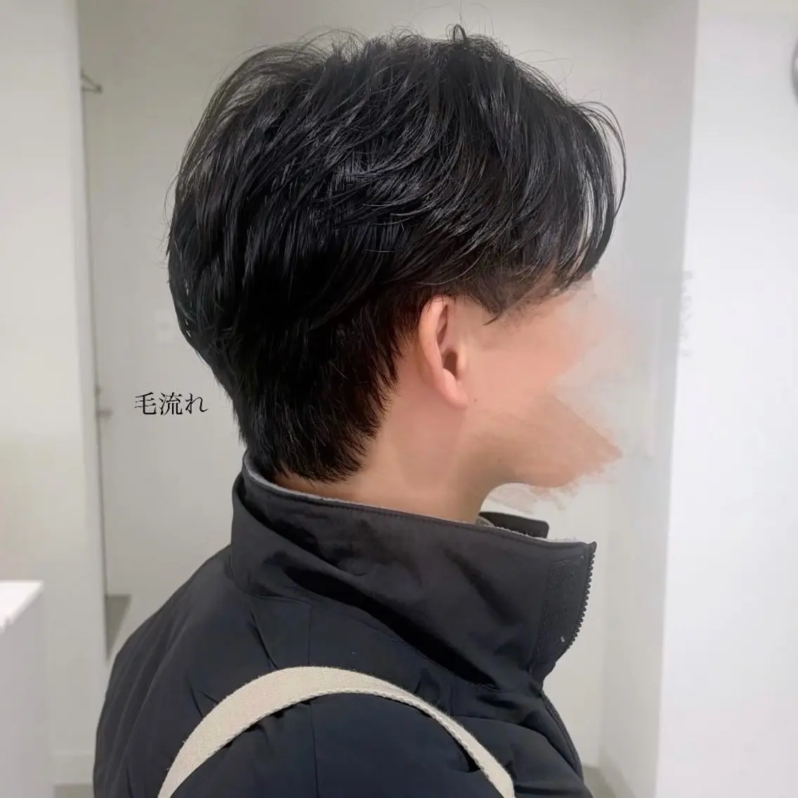 メンズ＋パーマ＋炭酸シャンプーの写真