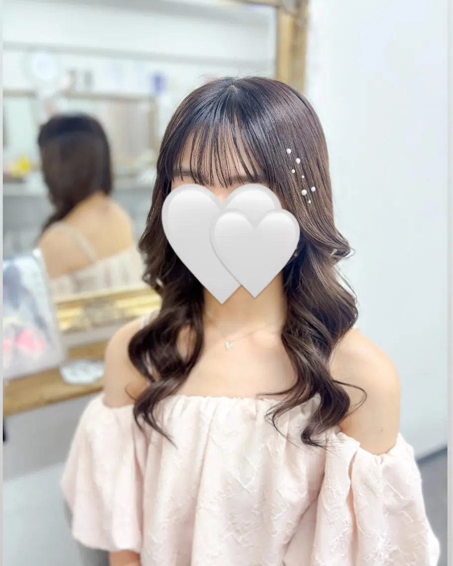 【ミニモセール】⭐️巻き下ろし+パールシール7個付き⭐️※写真撮影必須の写真