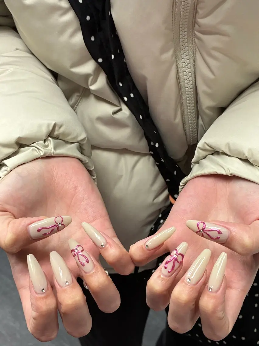 ネイル アートネイル フレンチネイル ジェルネイル 持ち込み ニュアンスネイル ANA.CHUO 本川越店舗のネイルデザイン