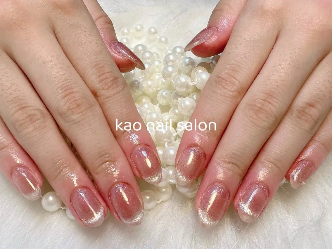 ネイル ハンドネイル kao パラジェル スカルプ/長さだしのネイルデザイン