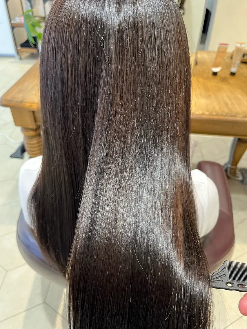 【水素2倍】髪質改善ミネコラtr×リンゴtr+似合わせカット+Color+炭酸Spaの写真