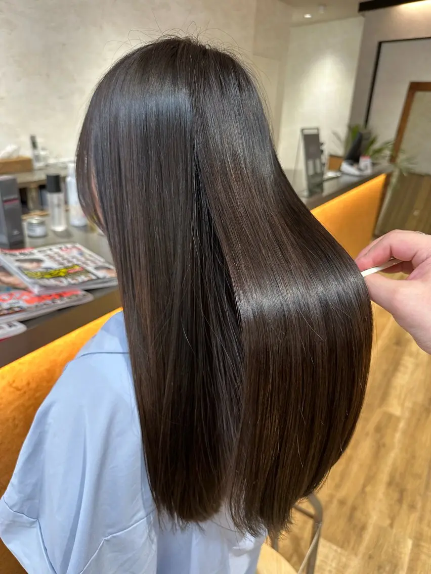 ロング 熊崎 樹のヘアスタイル