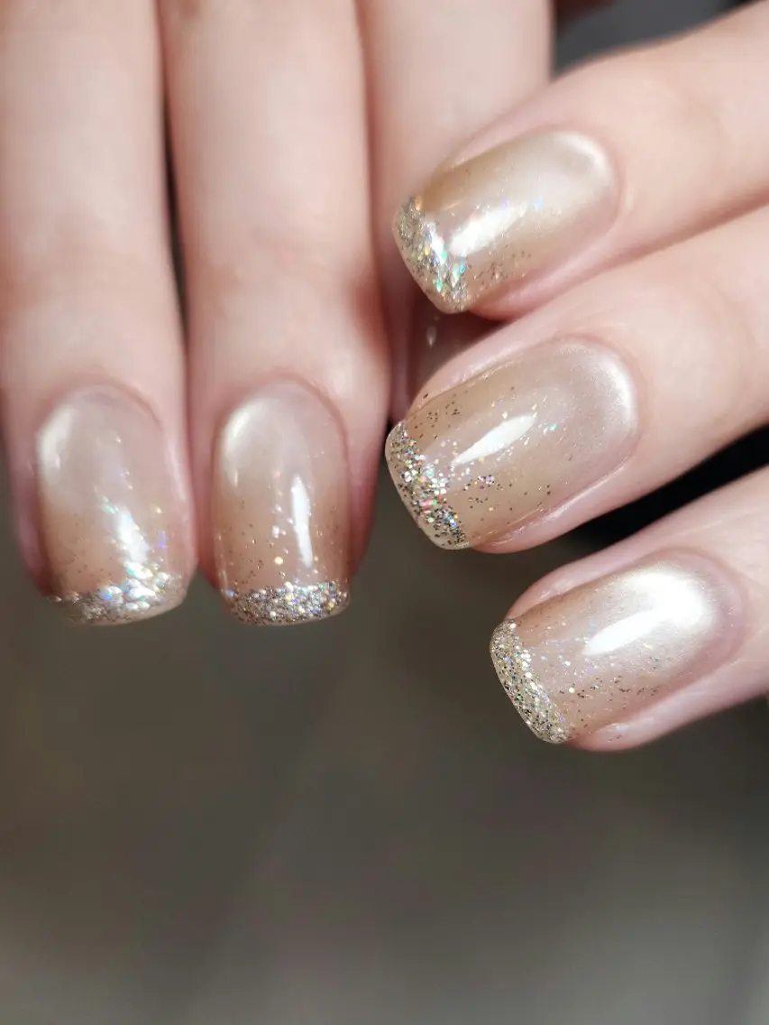 ネイル グラデーション ラメ(グリッター) ラメグラデーション マグネットネイル ハンドネイル NailSalon  N.中目黒のネイルデザイン