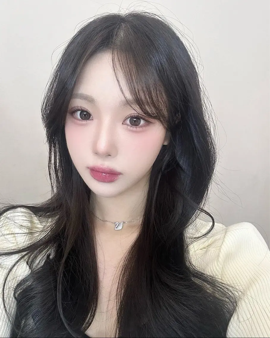 ロング カラー パーマ ヘアアレンジ メンズ 上品＆韓国風 🥀海心🥀のヘアスタイル