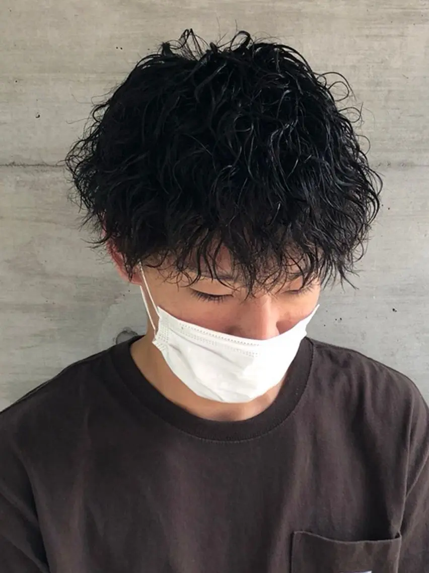 ショート カット パーマ トリートメント 谷口 琉希のヘアスタイル