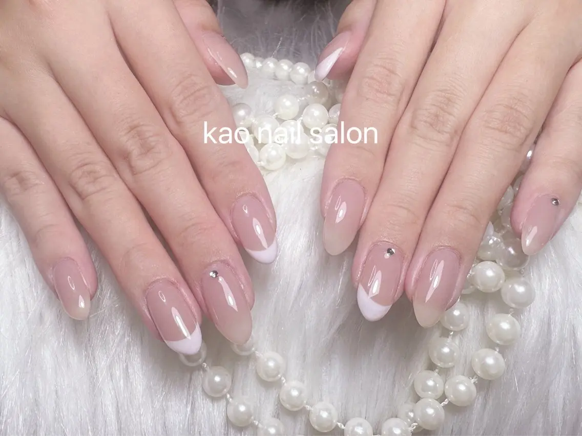 ネイル ハンドネイル kao nail マグネット/長さだしのネイルデザイン