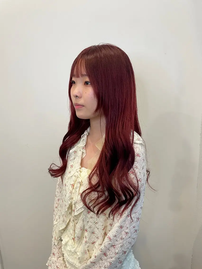 ロング カラー カット ヘアカラー トリートメント ナチュラルカラー 児玉優香のヘアスタイル