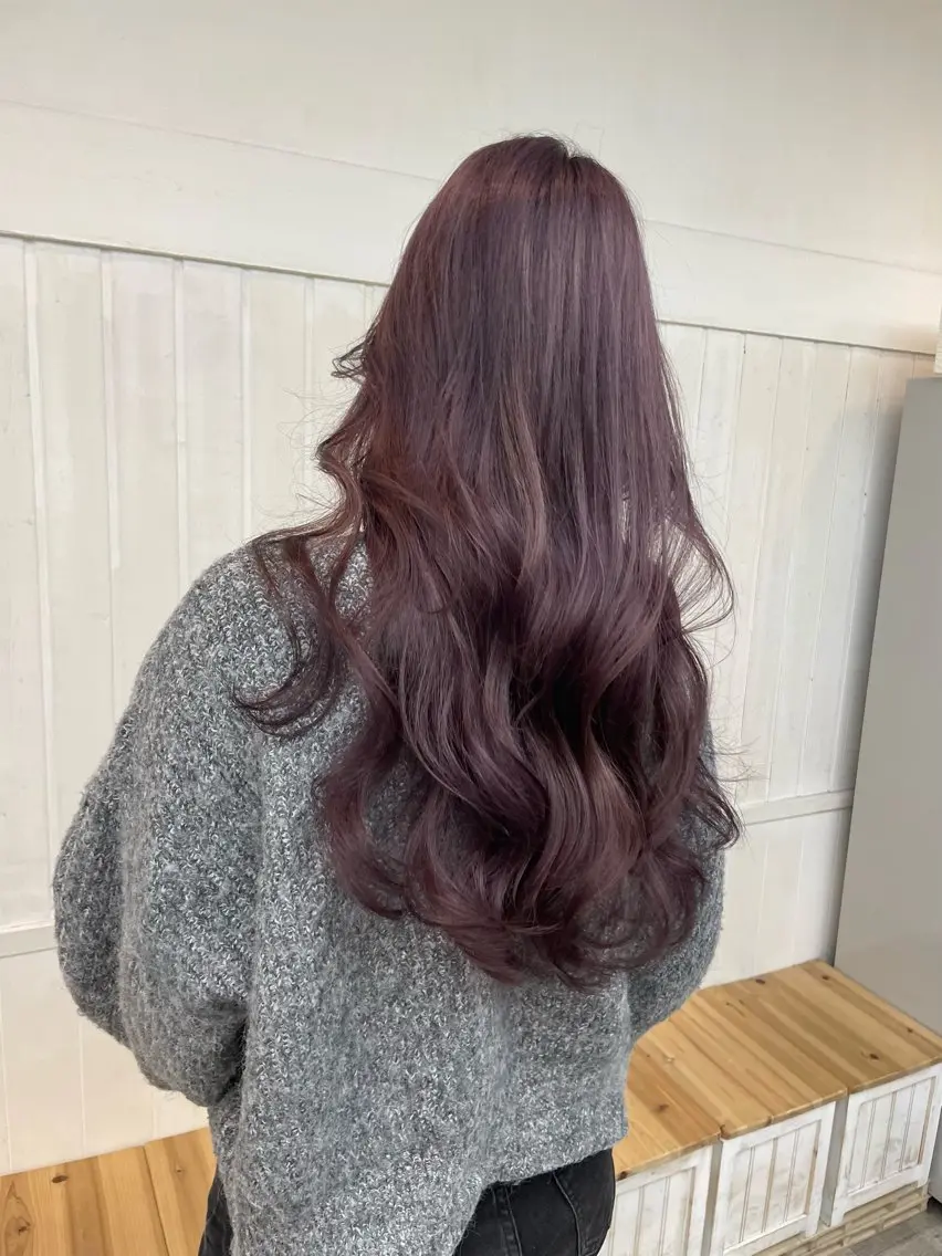 ロング カラー カット ヘアカラー HIKARU副店長/ ✨️髪質改善のヘアスタイル